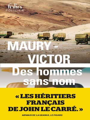 cover image of Des hommes sans nom